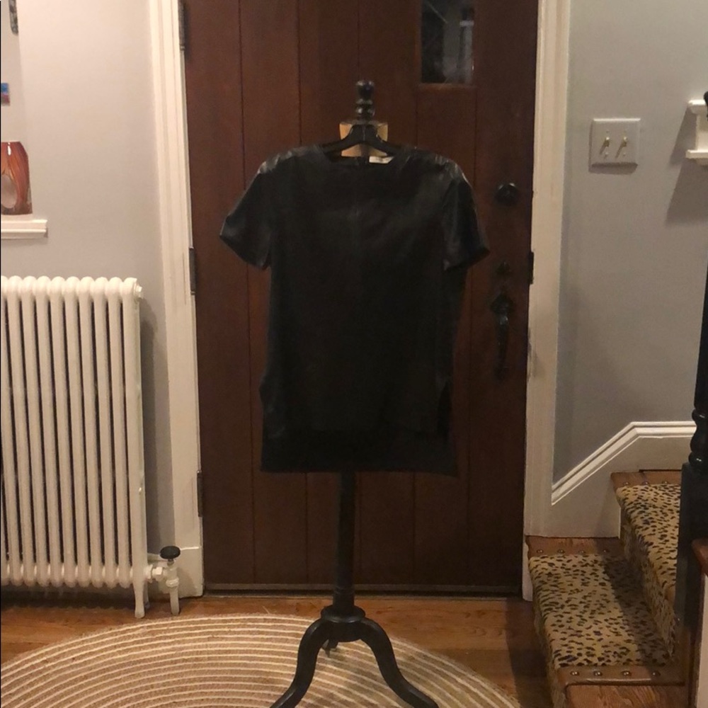 Givenchy leather tee shirt